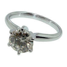 Afbeelding in Gallery-weergave laden, 1 Karaat Diamanten Verlovingsring 14K Witgoud 6 Tands Set Solitaire- harrychadent.nl