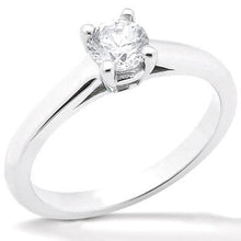 Afbeelding in Gallery-weergave laden, 1 Karaat Ronde Diamanten Ring