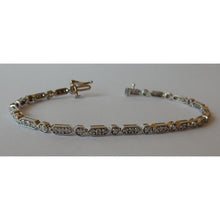 Afbeelding in Gallery-weergave laden, 1 karaat diamanten armband wit goud 14K - harrychadent.nl