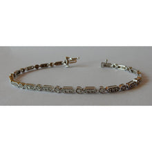 Afbeelding in Gallery-weergave laden, 1 karaat diamanten armband wit goud 14K - harrychadent.nl