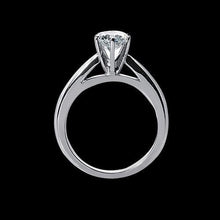 Afbeelding in Gallery-weergave laden, 1 karaat diamanten kathedraal instelling Solitaire verlovingsring - harrychadent.nl