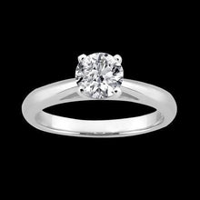 Afbeelding in Gallery-weergave laden, 1 karaat diamanten kathedraal instelling Solitaire verlovingsring - harrychadent.nl