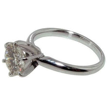 Afbeelding in Gallery-weergave laden, 1 karaat diamanten verlovingsring Solitaire - harrychadent.nl