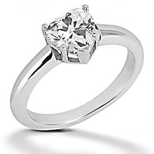 Afbeelding in Gallery-weergave laden, 1 karaat hart geslepen diamanten verlovingsband set Solitaire ring - harrychadent.nl