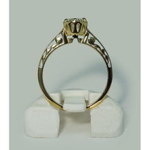 Afbeelding in Gallery-weergave laden, 1 karaat ronde diamanten kroon stijl Solitaire verlovingsring - harrychadent.nl