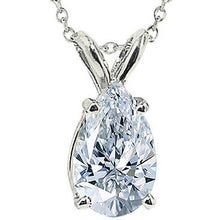 Afbeelding in Gallery-weergave laden, 1.50 Karaat Peer Echt Diamanten Sieraden Hanger Ketting Goud