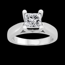 Afbeelding in Gallery-weergave laden, 1.51 Karaat Prinses Echt Diamanten Solitaire Ring 4 Griffen In Wit Goud
