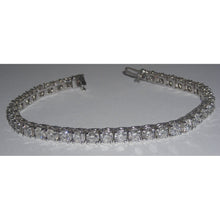 Afbeelding in Gallery-weergave laden, 10 karaat diamanten tennisarmband versus sieraden witgouden armband - harrychadent.nl