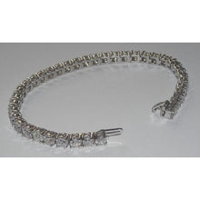 Afbeelding in Gallery-weergave laden, 10 karaat diamanten tennisarmband versus sieraden witgouden armband - harrychadent.nl
