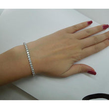 Afbeelding in Gallery-weergave laden, 11 karaat diamanten tennisarmband wit goud 14k
