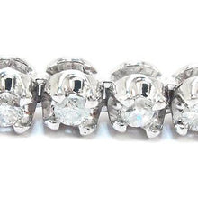 Afbeelding in Gallery-weergave laden, 13 kt witgouden diamanten tennisketting fijne sieraden
