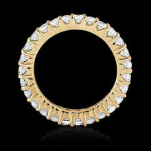 Afbeelding in Gallery-weergave laden, 1,35 ct ronde diamanten eeuwigheidsband 14k geel goud - harrychadent.nl