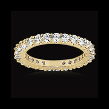 Afbeelding in Gallery-weergave laden, 1,35 ct ronde diamanten eeuwigheidsband 14k geel goud - harrychadent.nl