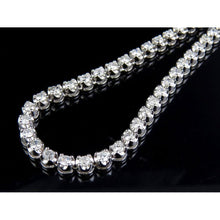 Afbeelding in Gallery-weergave laden, 13 kt Witgouden Echt Diamanten Tennisketting Fijne Sieraden