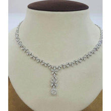 Afbeelding in Gallery-weergave laden, 14k witgouden damesketting 27 karaat nieuw