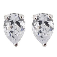 Afbeelding in Gallery-weergave laden, 1,5 ct drietanden zetting peer geslepen diamanten oorbel - harrychadent.nl