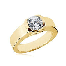 Afbeelding in Gallery-weergave laden, 1,50 Ct. Ring Heren Mooie Diamant Geel Goud
