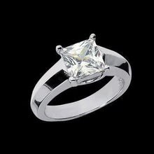 Afbeelding in Gallery-weergave laden, 1,50 Karaat Prinses Diamanten Solitaire Ring 4 Tanden Gouden Sieraden
