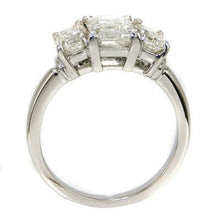 Afbeelding in Gallery-weergave laden, 1,50 ct witgouden smaragd geslepen diamanten ring drie stenen nieuw