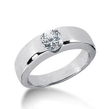Afbeelding in Gallery-weergave laden, 1,50 karaat G SI1 prachtige Diamanten solitaire ring gouden herenring heren