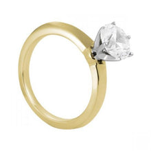 Afbeelding in Gallery-weergave laden, 1,50 karaat diamanten solitaire verlovingsring tweekleurig 14K - harrychadent.nl