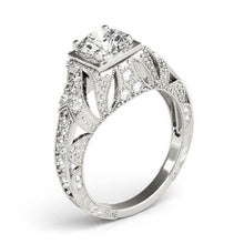 Afbeelding in Gallery-weergave laden, 1,50 karaat solitaire met accenten in vintage stijl diamanten ring - harrychadent.nl