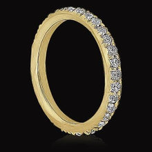 Afbeelding in Gallery-weergave laden, 1,60 karaat diamanten 14K geelgouden eeuwigheidsband - harrychadent.nl