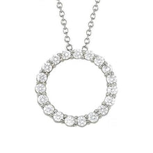 Afbeelding in Gallery-weergave laden, 1,75 ct. Ronde diamanten hanger ketting zonder ketting Wit goud 14K - harrychadent.nl