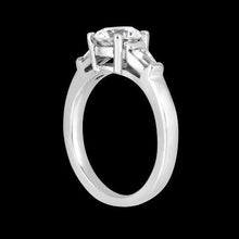 Afbeelding in Gallery-weergave laden, 1,20 Ct. Echt Diamanten Drie Stenen Trouwring Rond & Baguette Cut