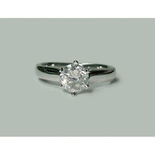 Afbeelding in Gallery-weergave laden, 1.30 karaat diamanten solitaire ring wit goud 14k