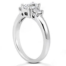 Afbeelding in Gallery-weergave laden, 1.41 ct. diamant three stone ring emerald cut gouden sieraden nieuw
