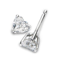 Afbeelding in Gallery-weergave laden, GIA-gecertificeerd 1.61 ct hart geslepen Natuurlijke echte diamanten ( niet in een laboratorium gekweekt ) oorknopjes...