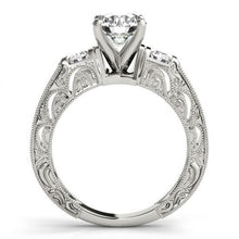 Afbeelding in Gallery-weergave laden, 1.50 karaat diamanten verlovingsring in antieke stijl met accenten - harrychadent.nl