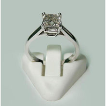Afbeelding in Gallery-weergave laden, 1.50 karaat prinses diamanten solitaire verlovingsring wit goud