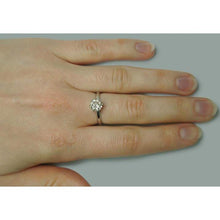 Afbeelding in Gallery-weergave laden, 1.50 karaat ronde diamanten solitaire verlovingsring sieraden