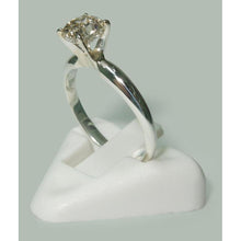 Afbeelding in Gallery-weergave laden, 1.50 karaat stralende diamanten solitaire verlovingsring wit goud 14k