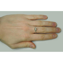 Afbeelding in Gallery-weergave laden, 1.50 karaat stralende diamanten solitaire verlovingsring wit goud 14k