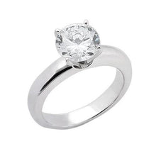 Afbeelding in Gallery-weergave laden, 1,50 Karaat Echt Diamanten Solitaire Verlovingsring 14K Witgoud