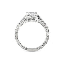 Afbeelding in Gallery-weergave laden, 1.51 karaat diamanten solitaire met accenten ring wit goud - harrychadent.nl