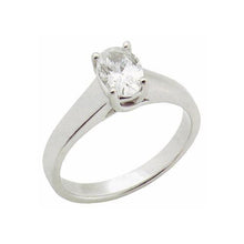 Afbeelding in Gallery-weergave laden, 1.65 karaat ovaal geslepen diamanten solitaire ring wit goud - harrychadent.nl