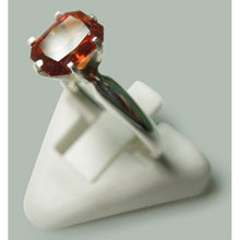 Afbeelding in Gallery-weergave laden, 2 Ct Prong Set Stralende Rode Robijn Witgouden 14K Solitaire Ring - harrychadent.nl