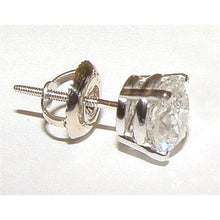 Afbeelding in Gallery-weergave laden, 2 karaat diamanten oorbel man oorbel wit goud - harrychadent.nl