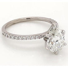 Afbeelding in Gallery-weergave laden, 2 karaat diamanten ring vrouwen wit goud 14K Solitaire met accent - harrychadent.nl