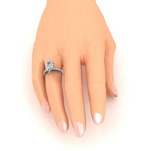 Afbeelding in Gallery-weergave laden, 2 karaat diamanten ring vrouwen wit goud 14K Solitaire met accent - harrychadent.nl