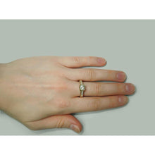 Afbeelding in Gallery-weergave laden, 2 karaat diamanten sieraden verlovingsring geel goud