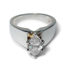 Afbeelding in Gallery-weergave laden, 2 karaat diamanten solitaire verlovingsring 14K witgoud - harrychadent.nl