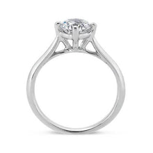 Afbeelding in Gallery-weergave laden, 2 karaat griffenzetting ronde briljante diamanten solitaire ring