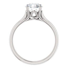 Afbeelding in Gallery-weergave laden, 2 karaat ronde diamanten solitaire ring wit goud 14k - harrychadent.nl