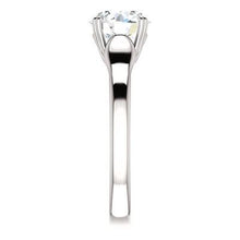 Afbeelding in Gallery-weergave laden, 2 karaat ronde diamanten solitaire ring wit goud 14k - harrychadent.nl