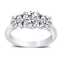 Afbeelding in Gallery-weergave laden, 2,01 karaat ronde diamanten jubileum ring drie stenen nieuw - harrychadent.nl
